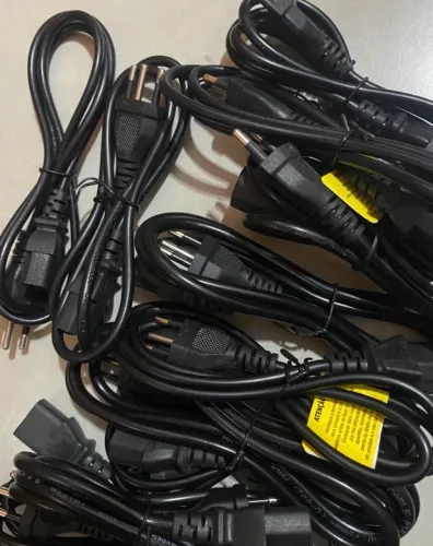 CABO DE FORÇA DE COMPUTADOR E OUTROS