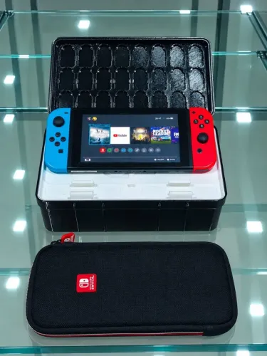 ? Nintendo Switch V2 em ótimo estado! COMPLETO / PASSO CARTÃO