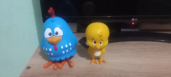 Galinha Pintadinha e Pintinho Amarelinho - Brinquedos Colecionáveis