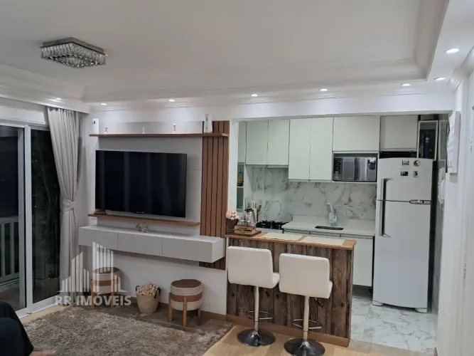 RR10275 Apartamento MOBILIADO 55m² CONDOMINÍO QUINTAS DA SILVEIRA - OPORTUNIDADE - 2 Dorms