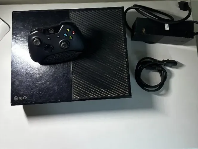 Xbox One 500GB Conservado - OLX Pay - Preto - Parcelo em 3x SEM JUROS 