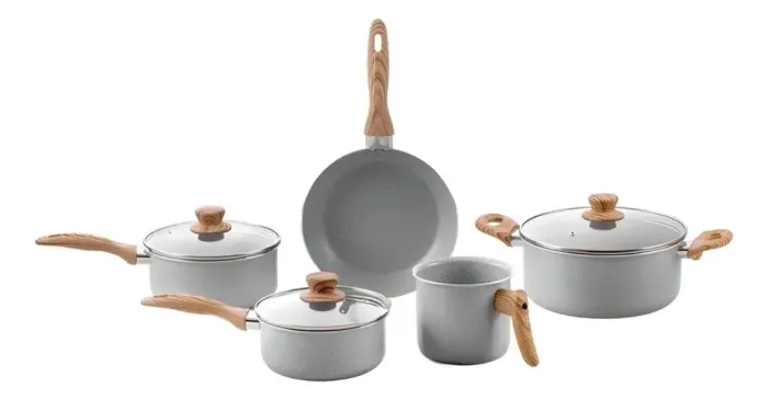 CONJUNTO PANELA BRINOX 5PÇS CERAMIC LIFE EASY