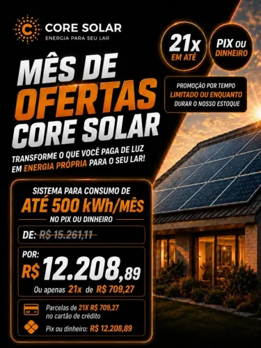 Energia Solar Venda e Manutenção