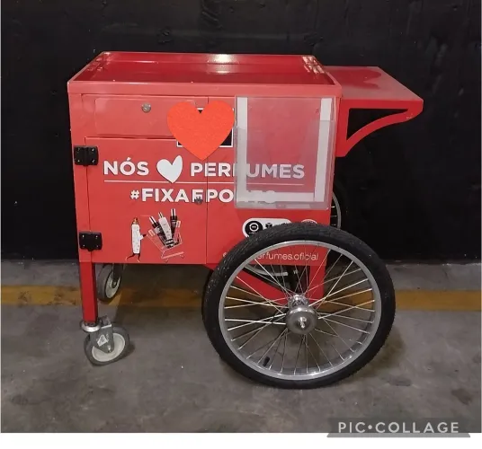 Carrinho de Pipoca estilizado