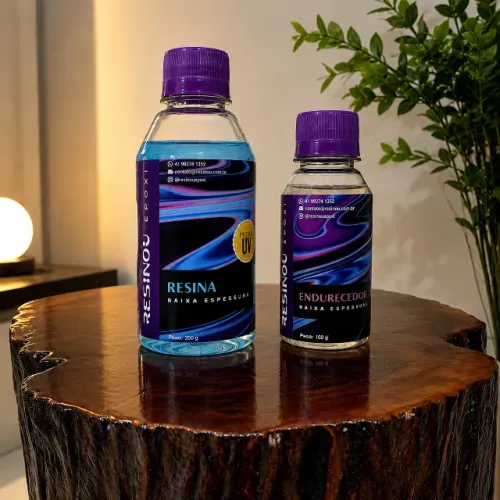 Resina Epoxi Baixa Espessura Baixa Viscosidade 300g para artesanato e madeira