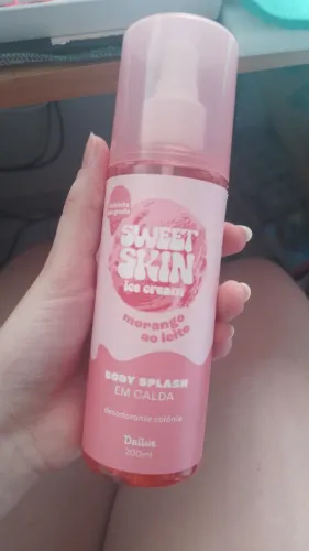 Body splash de sorvete de morango dailus