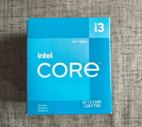Processador Intel Core I3 12100F 12ª Geração