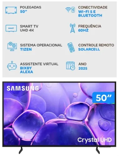 TV 50P 4K SAMSUNG (3 meses de uso)