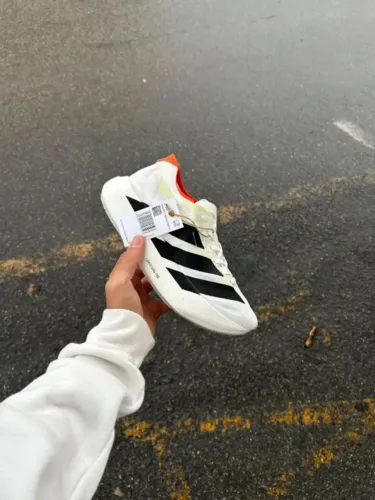Tênis Adidas Adizero Adios Pro 4 Branco C/Laranja Importado Masculino