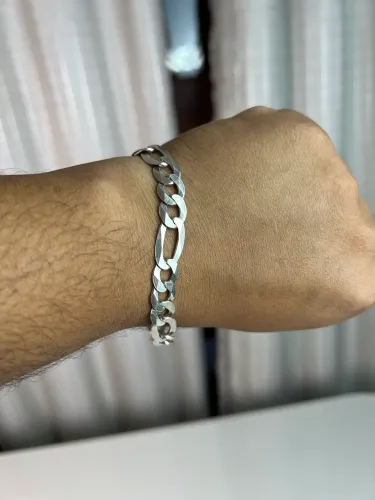 Pulseira de prata 3 em 1 17.2g