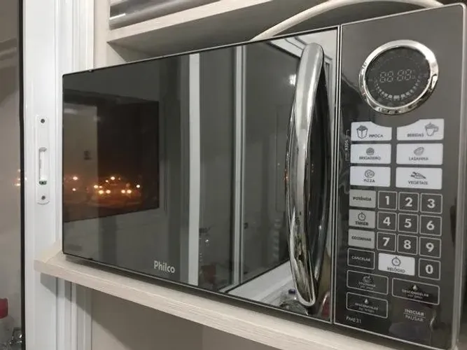 Micro-ondas Philco Espelhado 30L aceito cartão Picpay e pix