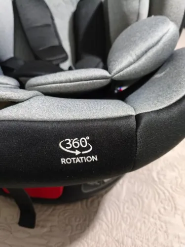 Cadeirinha de Bebê P Auto Isofix Giro 360° Zippy Toys cinza