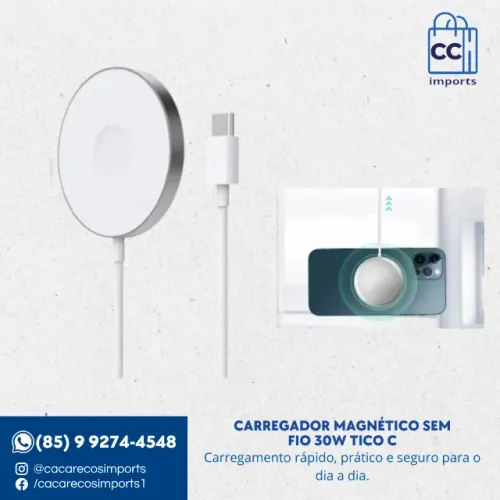Carregador Magnético Sem Fio 30W Tico C