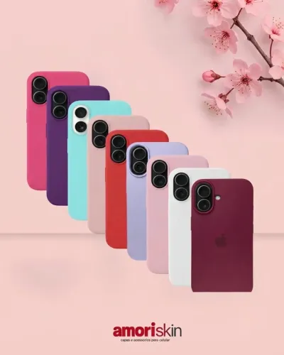 Capa para iPhone 17 - Macia e Aveludada