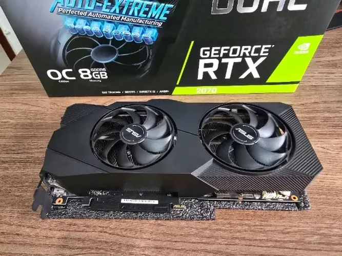 Placa de Vídeo Asus NVIDIA GeForce RTX 2070 8GB, GDDR6 - DUAL-RTX2070-O8G-EVO