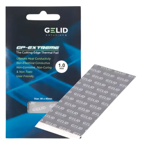 Thermal Pad Gelid Gp-extreme 80mm X 40mm X 1mm Cor Grey