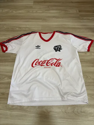 CAMISA RETRÔ ATHLETICO PARANAENSE - ATLÉTICO PARANAENSE 1989 BRANCA