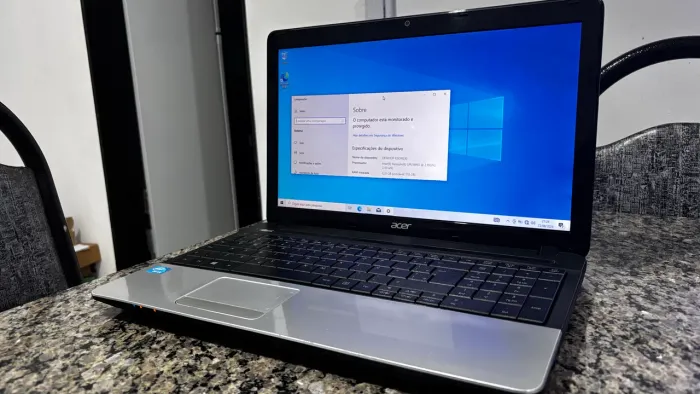 Notebook Acer aspire 2.1 ghz com Ssd 120 com 12 gb ddr3 1600 ( tela 15.6 lindo note ) 
