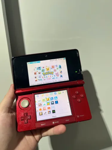 Nintendo 3DS OLD Vermelho - Desbloqueado