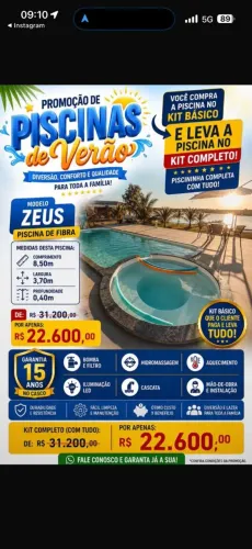 Piscinas com promoções!!! Imperdível!!!