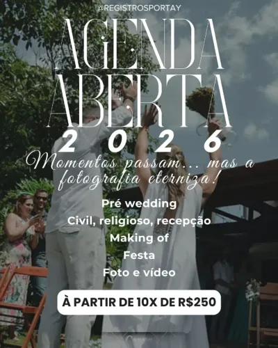 Cobertura fotográfica para casamento