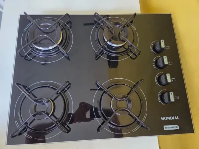 Cooktop a Gás, 4 Bocas, Mondial Bivolt CTG-01