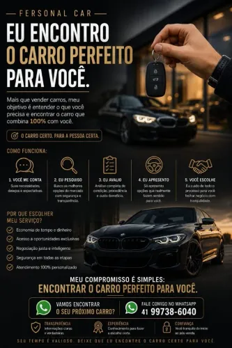 Personal Car, encontro o seu carro perfeito!