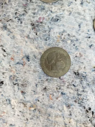 Moeda antiga Brasil imperial 1869