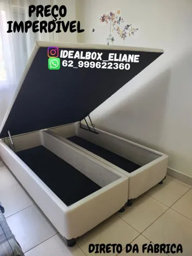Box baú casal bipartido/ pague somente na entrega.