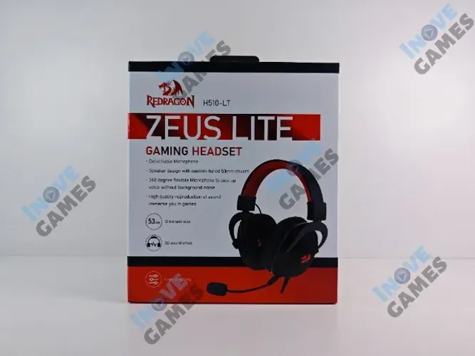 Headset Gamer Zeus Lite Redragon Original PS4 PS5 Xbox Nintendo PC | Aceito Cartão!!!