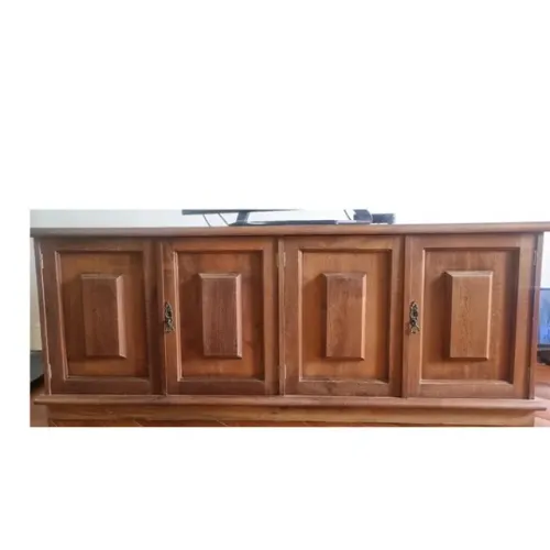 Armário buffet de madeira maçiça com entalhes 1.75 comp x 53 larg x 69 alt