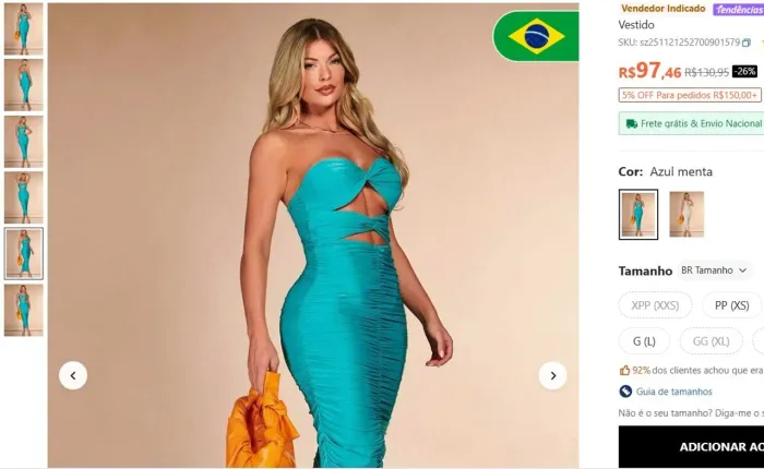 Vestido sexy