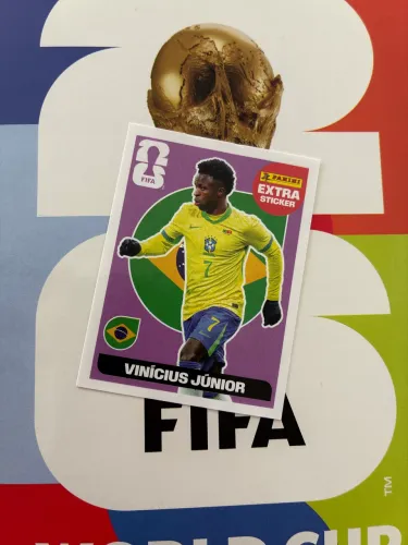 Figurinha Legend Vinicius Junior - Extra Sticker