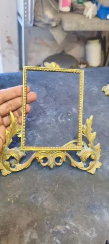 Porta retratos em bronze