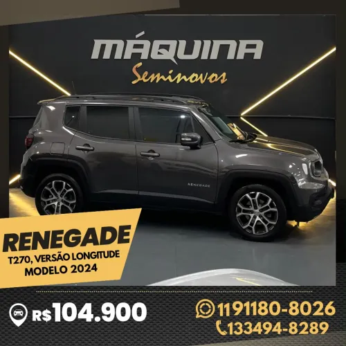 Jeep Renegade Longitude T270 1.3 Turbo 4x2 Aut. 2024