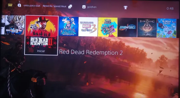 Ps4 slim desbloqueado 1000 GB de memória HD cheio de jogos + GTA V mídia física