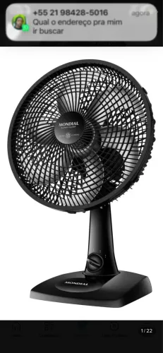 Ventilador mondial 30cm