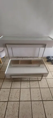 Vendo kit de aparador e centro de vidro