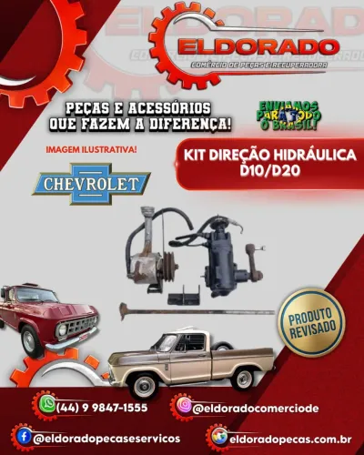 kit de direção hidráulica para D10/D20