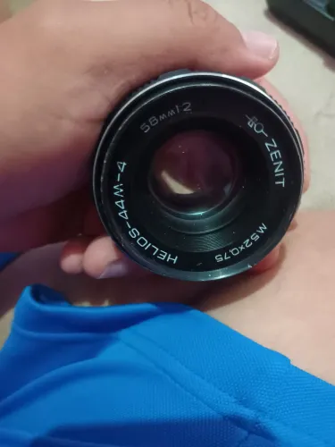 Câmera zenit flash lente