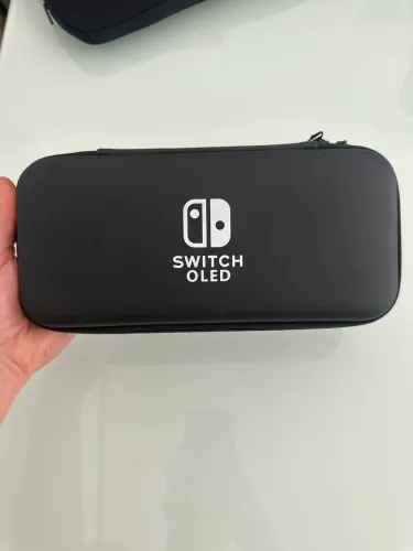 Case nitendo switch oled preta 