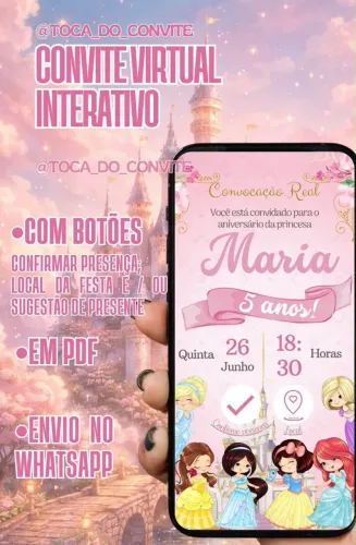 Convites interativos com botões