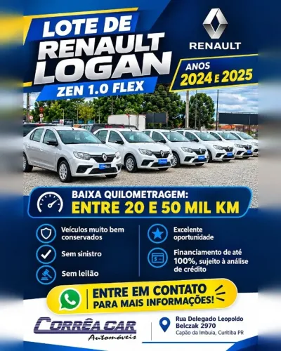 Renault Logan Zen Flex 1.0 12V 4P Mec. 2025