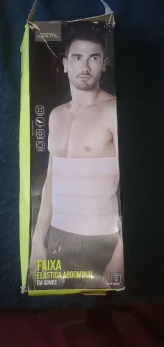 Faixa elástica abdominal 