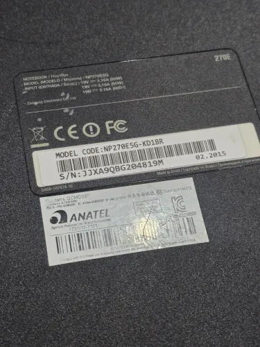 Notebook Samsung Intel i3