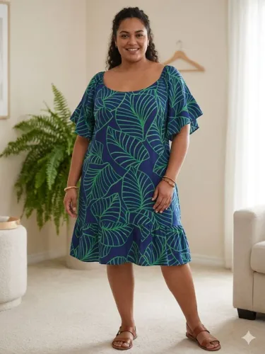 PORTUGA'S VESTIDO VISCOSE PLUS