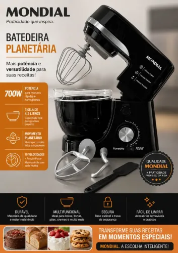 Batedeira Planetária - Mondial