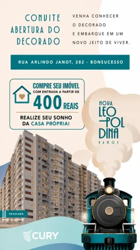 Apartamento em Ramos - Nova Leopoldina - Entrada Facilitada.