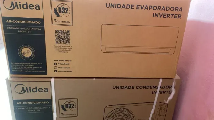 AR-CONDICIONADO 9MIL BTUs' INVERTER na caixa fechada sem uso nota fiscal em meu nome