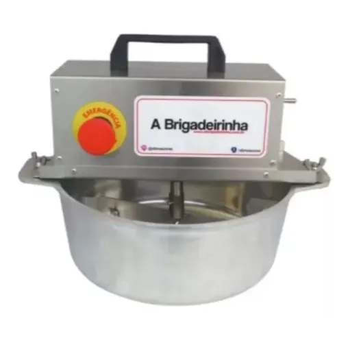 Panela para mexer doces - INOX 28 cm - marca Brigadeirinha.